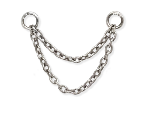 Titanium Double Chain - 30mm