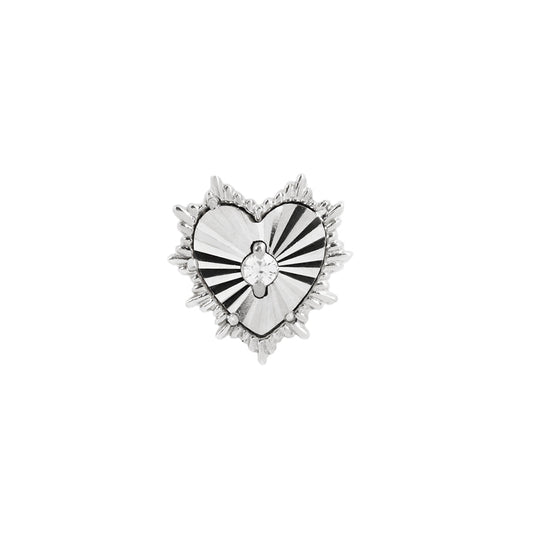 Bad Romance - CZ - 14K White Gold